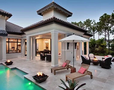 Ivory Travertine Bullnose Pool coping tiles cream pool coping tiles round edge pool coping pavers