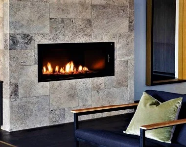 Oyster silver travertine tiles wall cladding